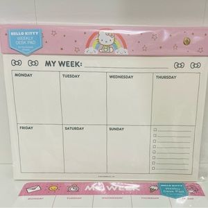 Hello kitty Weekly planner new